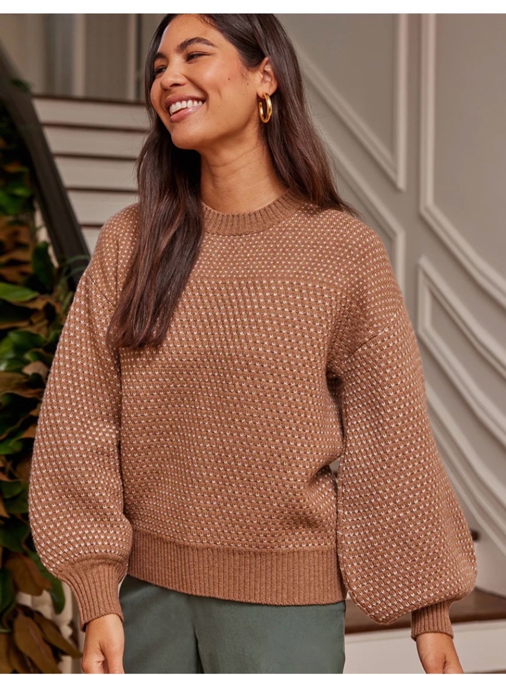 SUMMERSVLT The Luxe Cashmere Blend Mix Stitch Sweater